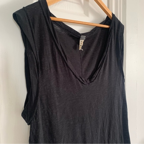 We The Free Black Burnout Sleeveless Shirt - Picture 9 of 10